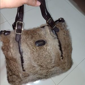 Tods Fur tote bag
